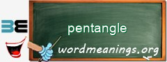 WordMeaning blackboard for pentangle
